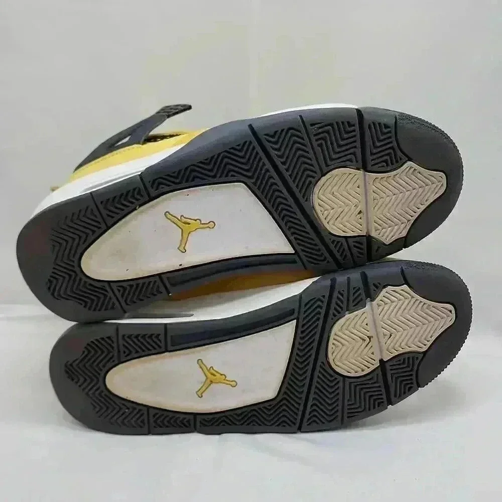 Nike Air Jordan Men's 4 Retro Lightning 2021 Tour Sneaker Shoes Yellow Size 7.5